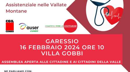 La Sanit&agrave; pubblica, l'Assistenza Domiciliare Socio Assistenziale nelle vallate montane